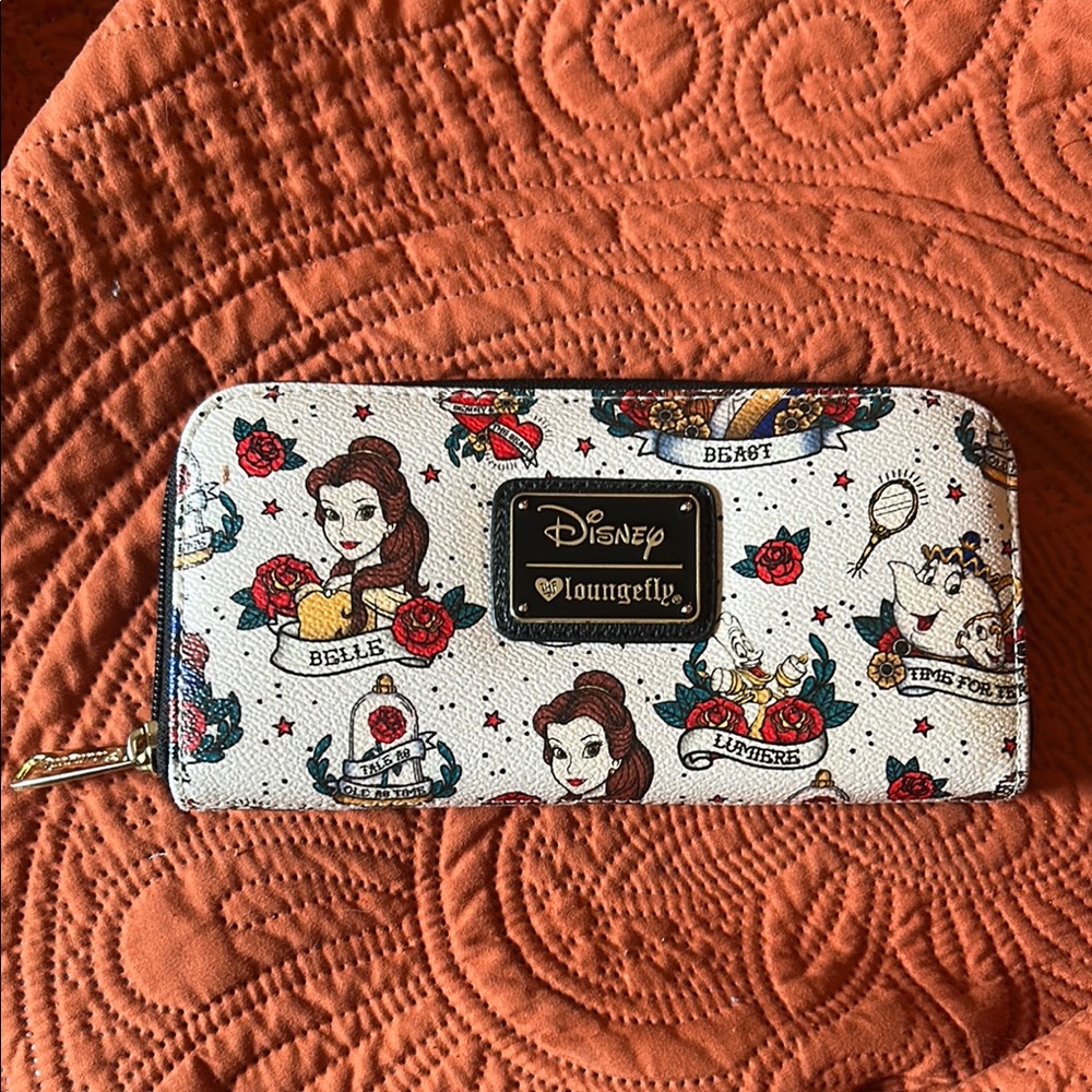 Disney Loungefly Beauty and the Beast wallet